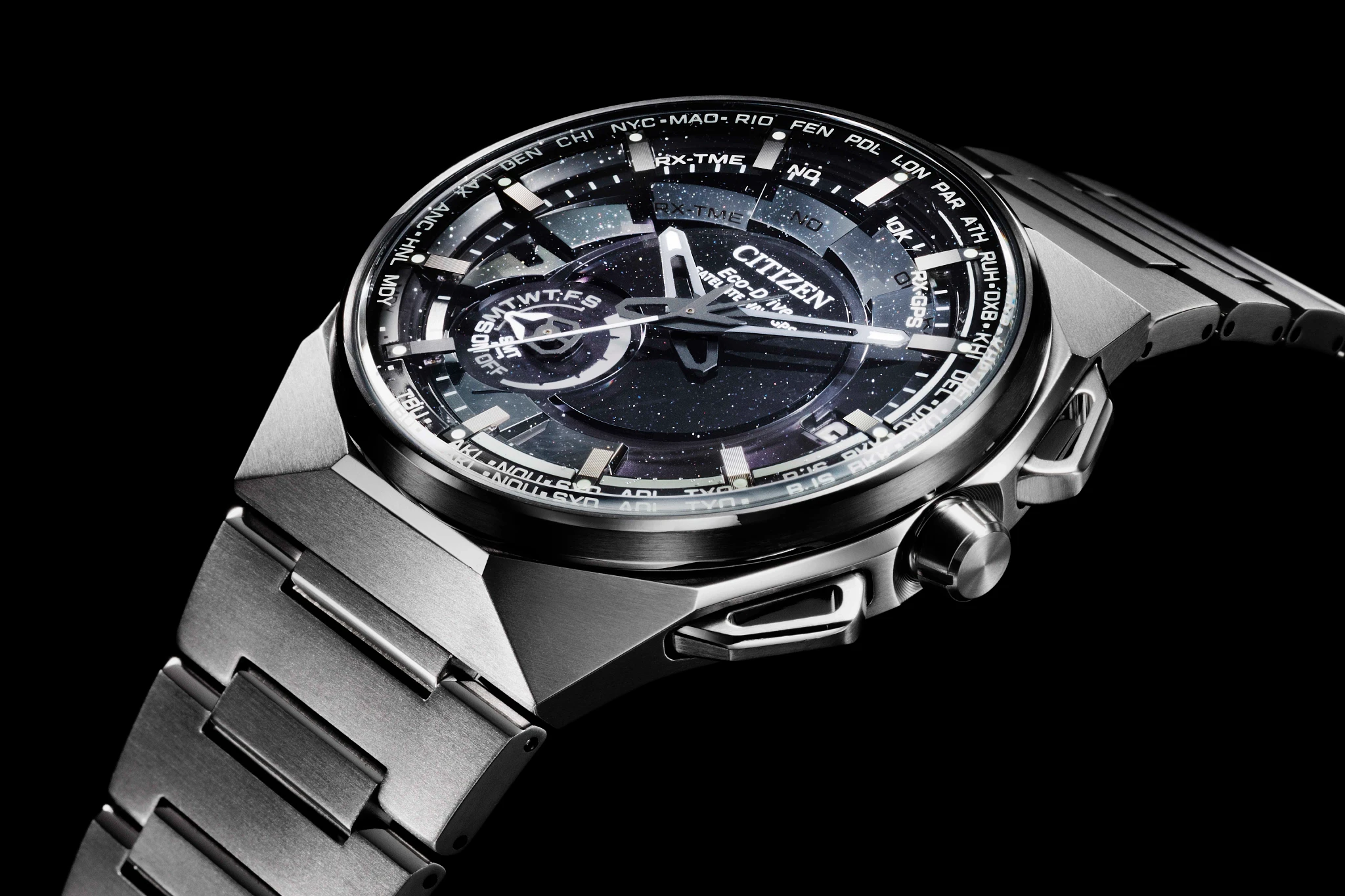 Reloj Citizen Negro Satellite Wave X para Caballero CC3097-52E